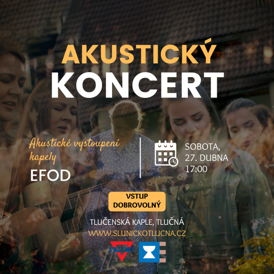 Akustický koncert - plakát